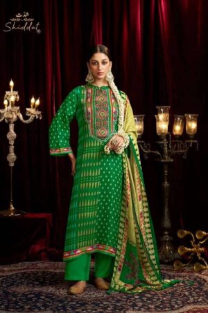 My Fashion Road Shiddat Bell Rose Premium Designs Organza Suit – 301A
