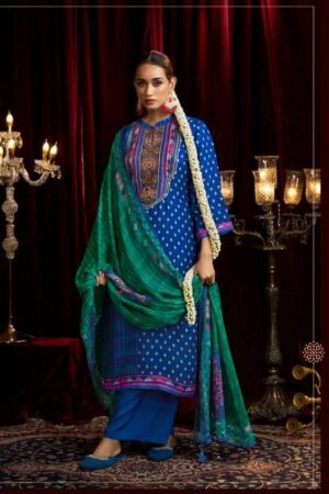 My Fashion Road Shiddat Bell Rose Premium Designs Organza Suit – 301B