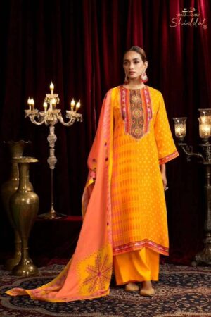 My Fashion Road Shiddat Bell Rose Premium Designs Organza Suit – 301D