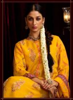 My Fashion Road Shiddat Bell Rose Exclusive Designs Organza Salwar Suit | 601 – B