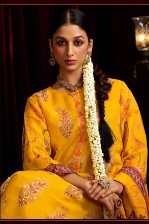 My Fashion Road Shiddat Bell Rose Exclusive Designs Organza Salwar Suit | 601 – B