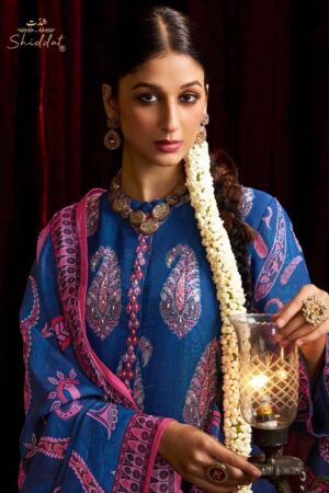 My Fashion Road Shiddat Bell Rose Exclusive Designs Organza Salwar Suit | 601 – C