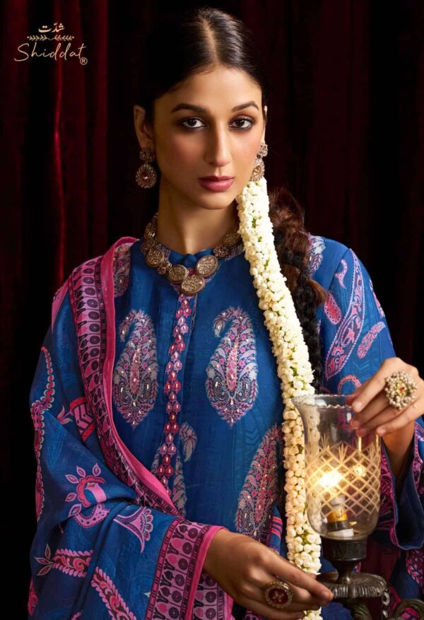 My Fashion Road Shiddat Bell Rose Exclusive Designs Organza Salwar Suit | 601 – C