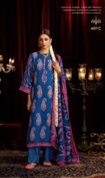 My Fashion Road Shiddat Bell Rose Exclusive Designs Organza Salwar Suit | 601 – C