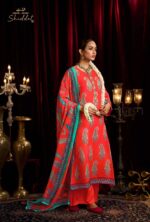 My Fashion Road Shiddat Bell Rose Exclusive Designs Organza Salwar Suit | 601 – A