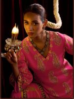 My Fashion Road Shiddat Bell Rose Exclusive Designs Organza Salwar Suit | 601 – D