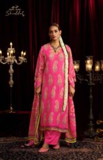 My Fashion Road Shiddat Bell Rose Exclusive Designs Organza Salwar Suit | 601 – D