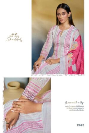 My Fashion Road Shiddat Blooming Premium Wear Cotton Dress | 1004 – D