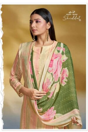 My Fashion Road Shiddat Blooming Premium Wear Cotton Dress | 1004 – C