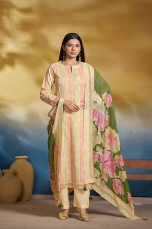 My Fashion Road Shiddat Blooming Premium Wear Cotton Dress | 1004 – C