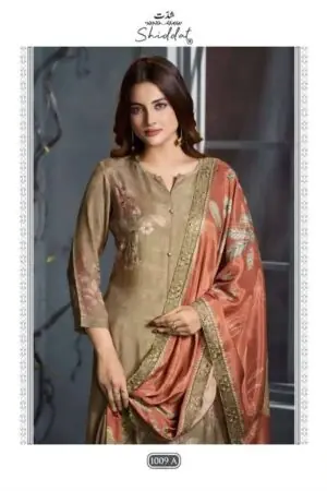 My Fashion Road Shiddat Bluebell Muslin Digital Printed Suits | 1009 – A