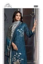 My Fashion Road Shiddat Bluebell Muslin Digital Printed Suits | 1009 – B