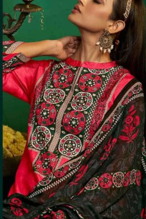 My Fashion Road Shiddat Enzo Fancy Muslin Digital Printed Suit | 401 – C