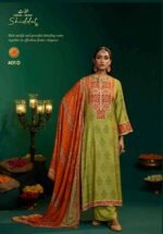My Fashion Road Shiddat Enzo Fancy Muslin Digital Printed Suit | 401 – D