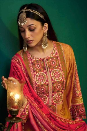 My Fashion Road Shiddat Enzo Fancy Muslin Digital Printed Suit | 401 – A