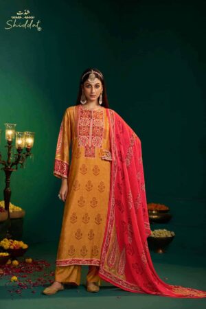 My Fashion Road Shiddat Enzo Fancy Muslin Digital Printed Suit | 401 – A