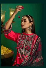 My Fashion Road Shiddat Enzo Fancy Muslin Digital Printed Suit | 401 – C