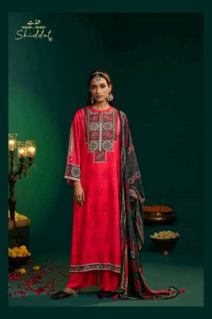 My Fashion Road Shiddat Enzo Fancy Muslin Digital Printed Suit | 401 – C