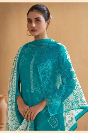 My Fashion Road Shiddat Iris Premium Designs Muslin Suit | 1001 – C