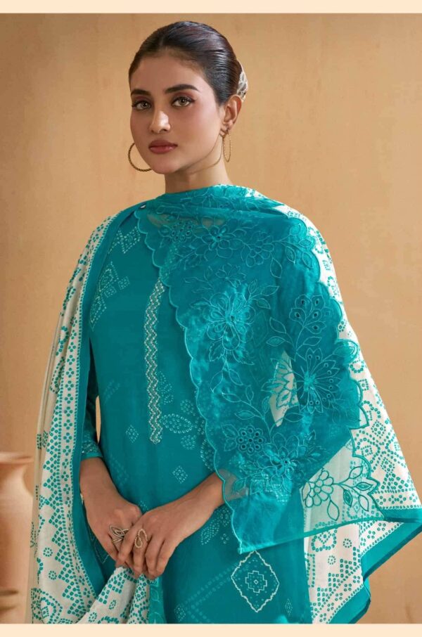 My Fashion Road Shiddat Iris Premium Designs Muslin Suit | 1001 – C