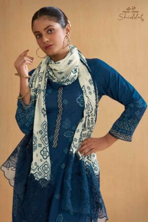My Fashion Road Shiddat Iris Premium Designs Muslin Suit | 1001 – D
