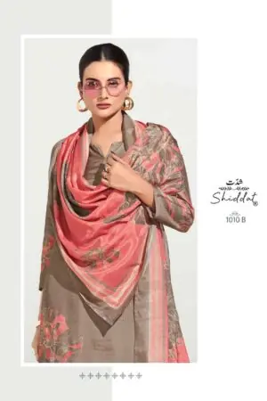 My Fashion Road Shiddat Maris Digital Printed Muslin Dress | 1010 – B