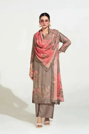 My Fashion Road Shiddat Maris Digital Printed Muslin Dress | 1010 – B
