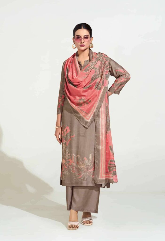 My Fashion Road Shiddat Maris Digital Printed Muslin Dress | 1010 – B