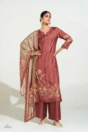 My Fashion Road Shiddat Maris Digital Printed Muslin Dress | 1010 – D