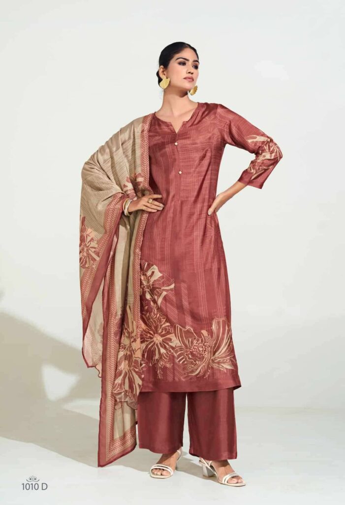 My Fashion Road Shiddat Maris Digital Printed Muslin Dress | 1010 – D