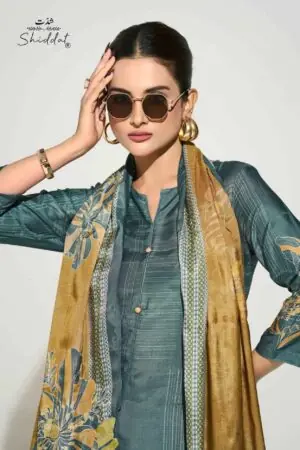 My Fashion Road Shiddat Maris Digital Printed Muslin Dress | 1010 – C
