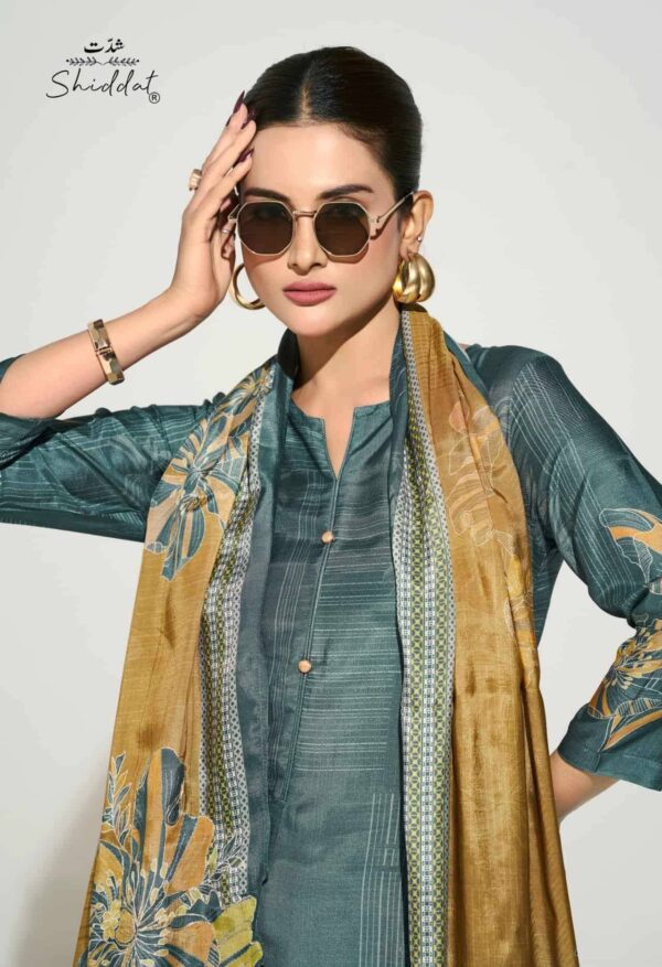 My Fashion Road Shiddat Maris Digital Printed Muslin Dress | 1010 – C