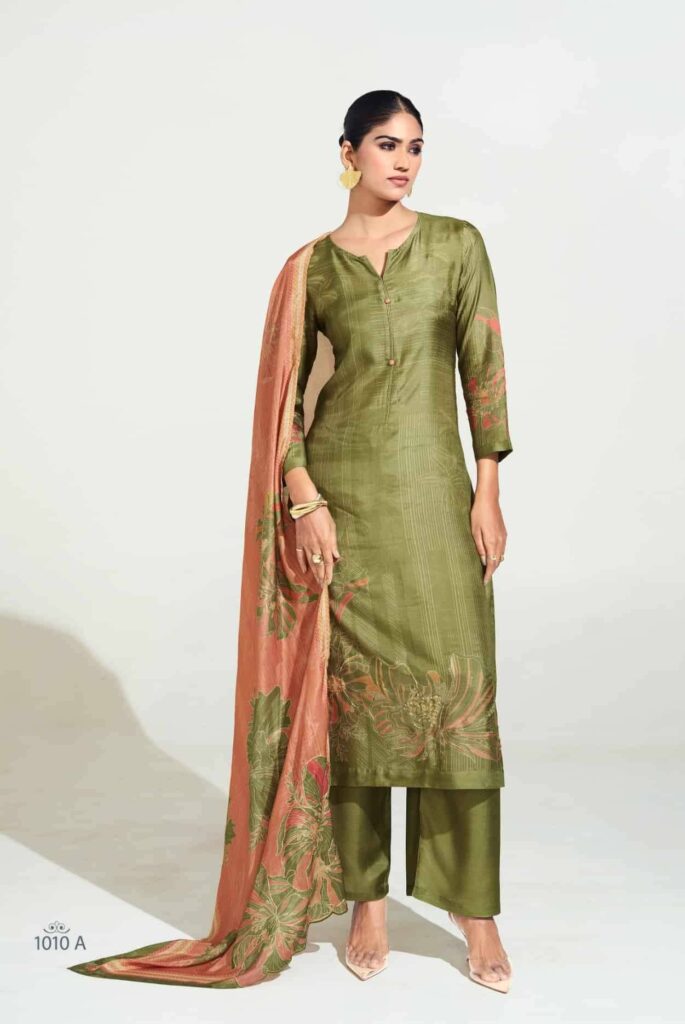 My Fashion Road Shiddat Maris Digital Printed Muslin Dress | 1010 – A