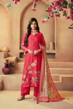 My Fashion Road Shiddat Serina Fancy Muslin Salwar Kameez | 1001 – D