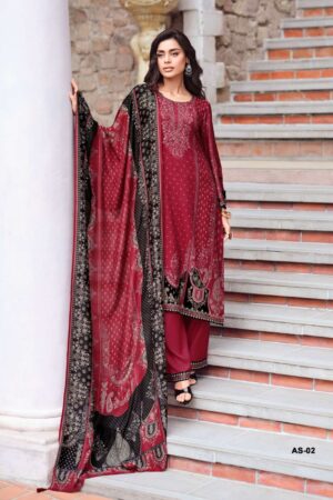 My Fashion Road Varsha Arcis Exclusive Designs Muslin Suit | AS – 02