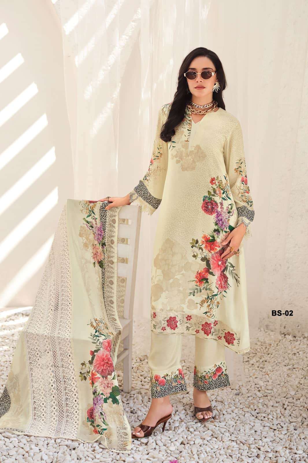 My Fashion Road Varsha Beautiful Soul Latest Designs Muslin Suit | BS – 02 My Fashion Road Varsha Beautiful Soul Latest Designs Muslin Suit | BS – 02