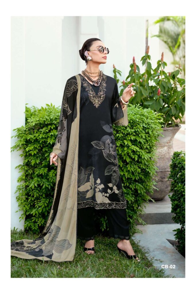 My Fashion Road Varsha Casablanca Exclusive Fancy Muslin Suit | CB – 02