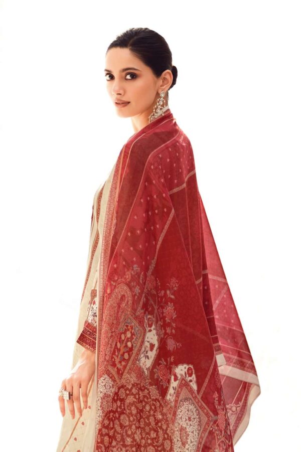My Fashion Road Varsha Crimson Exclusive Satin Silk Latest Suit | CS – 03