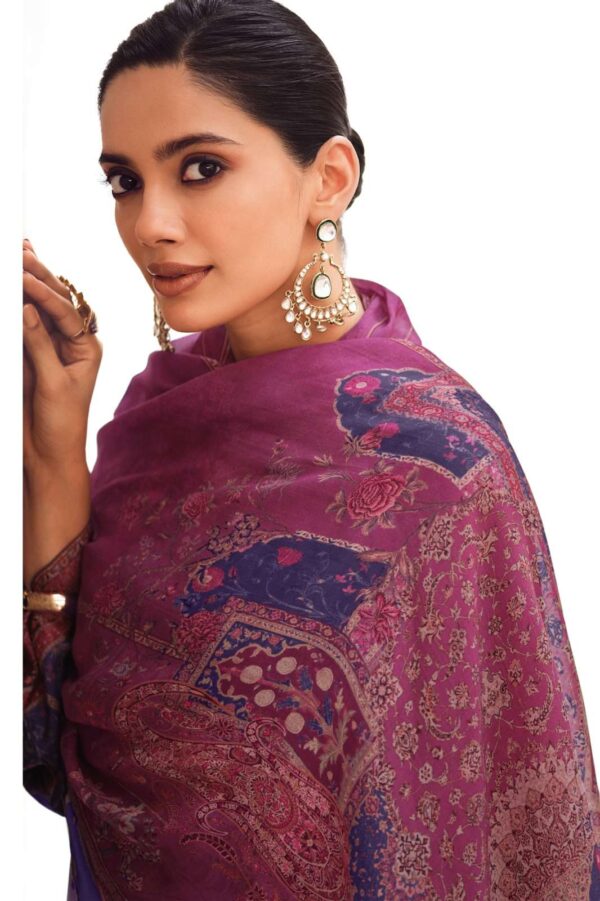 My Fashion Road Varsha Crimson Exclusive Satin Silk Latest Suit | CS – 02