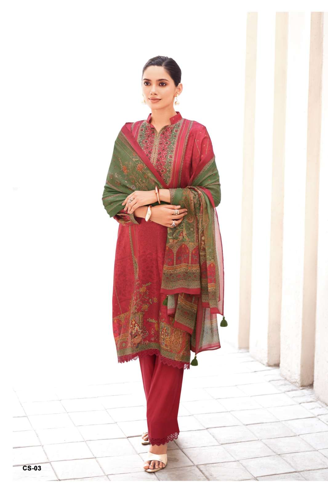My Fashion Road Varsha Crimson Exclusive Satin Silk Latest Suit | CS – 03 My Fashion Road Varsha Crimson Exclusive Satin Silk Latest Suit | CS – 03