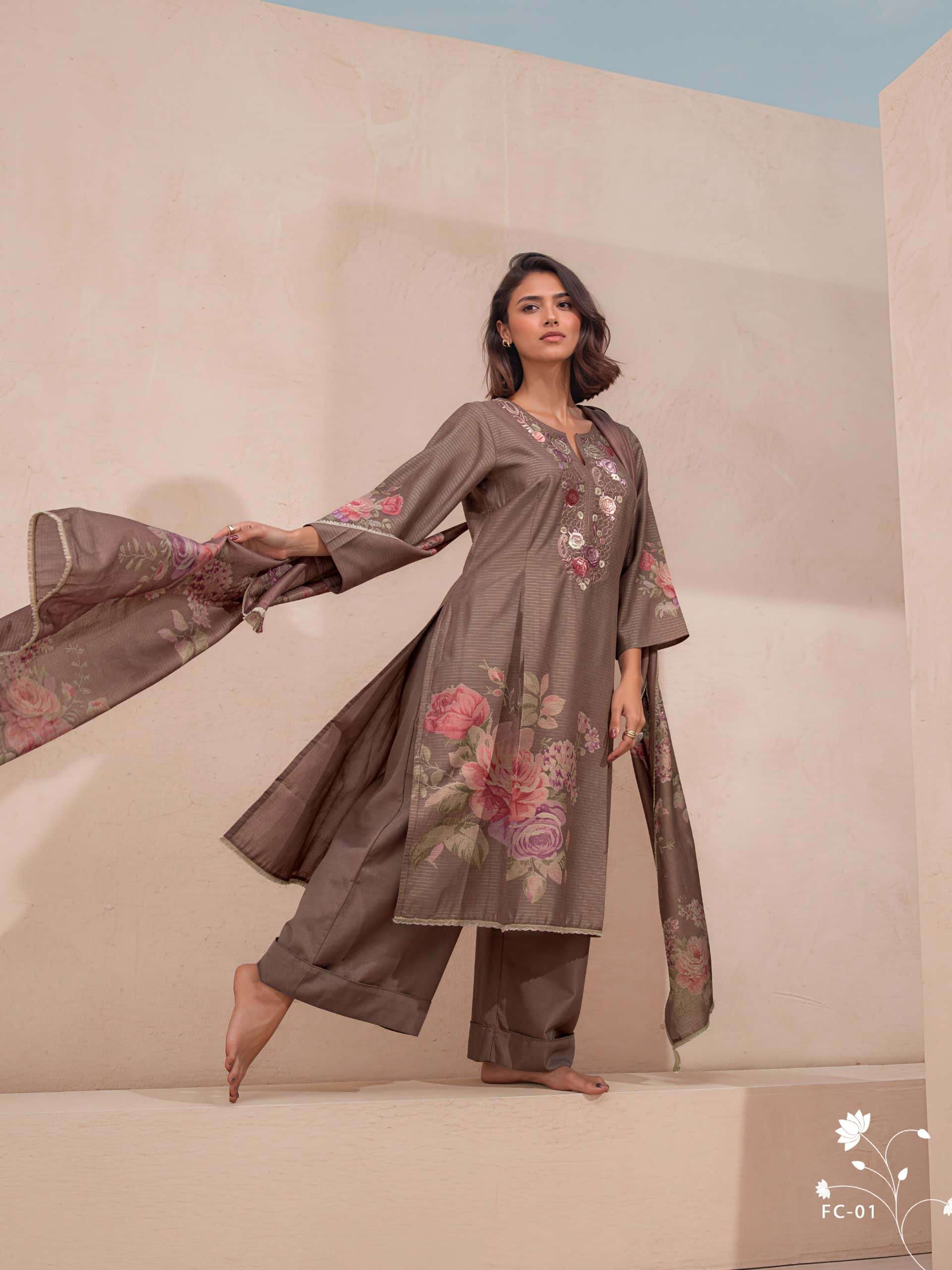 My Fashion Road Varsha Floral Code Digital Style Casual Wear Suit | FC – 01 My Fashion Road Varsha Floral Code Digital Style Casual Wear Suit | FC – 01
