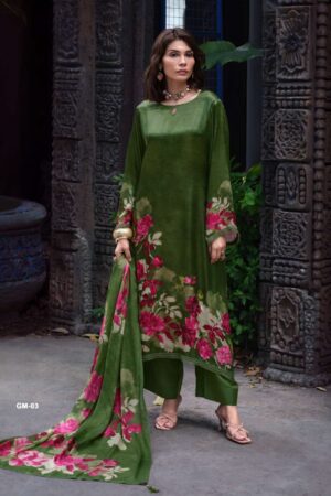 My Fashion Road Varsha Garden Memoir Digital Printed Crape Salwar Suit | GM – 03