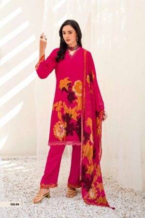 My Fashion Road Varsha Gulraqs Digital Printed Organza Suit | GQ – 04
