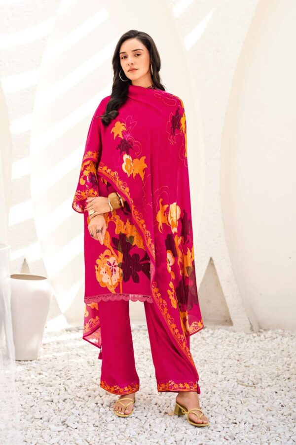 My Fashion Road Varsha Gulraqs Digital Printed Organza Suit | GQ – 04