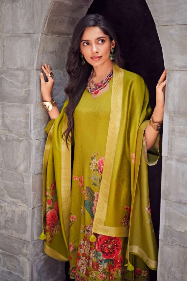My Fashion Road Varsha Gulzaar Designer Silk Ladies Salwar Suit | GZ – 02