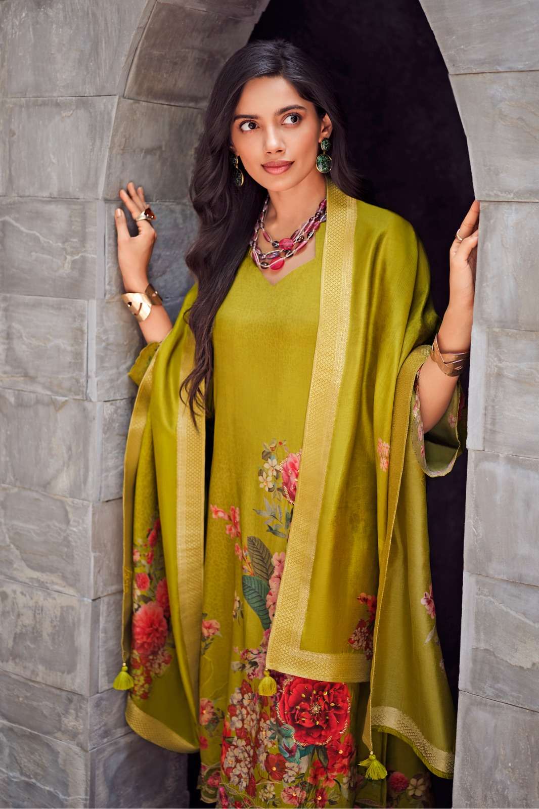 My Fashion Road Varsha Gulzaar Designer Silk Ladies Salwar Suit | GZ – 02 My Fashion Road Varsha Gulzaar Designer Silk Ladies Salwar Suit | GZ – 02