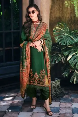 My Fashion Road Varsha Heriz Fancy Silk Premium Ladies Suit | HZ – 04