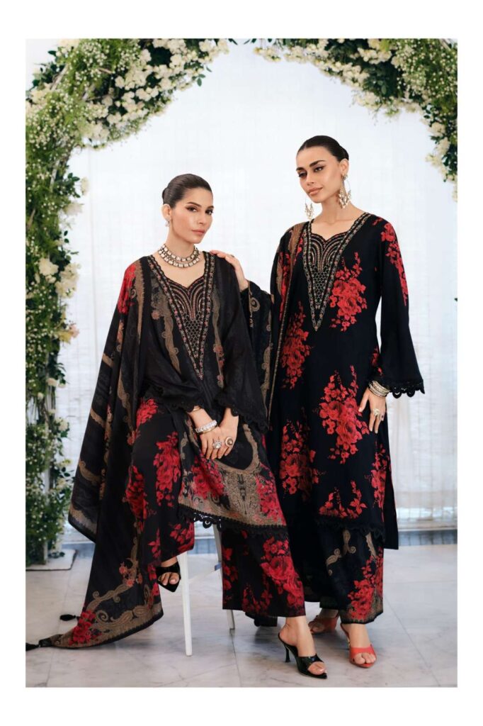 My Fashion Road Varsha Jardin Prive Digital Printed Latest Muslin Dress | JP – 01