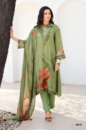 My Fashion Road Varsha Nerissa Exclusive Designer Organza Suit | NS – 01