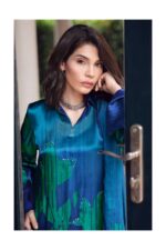 My Fashion Road Varsha Rose Haven Digital Printed Gajji Silk Ladies Dress | RH – 02